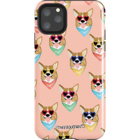 Bouffants and Broken Hearts Corgi Love iPhone Cases